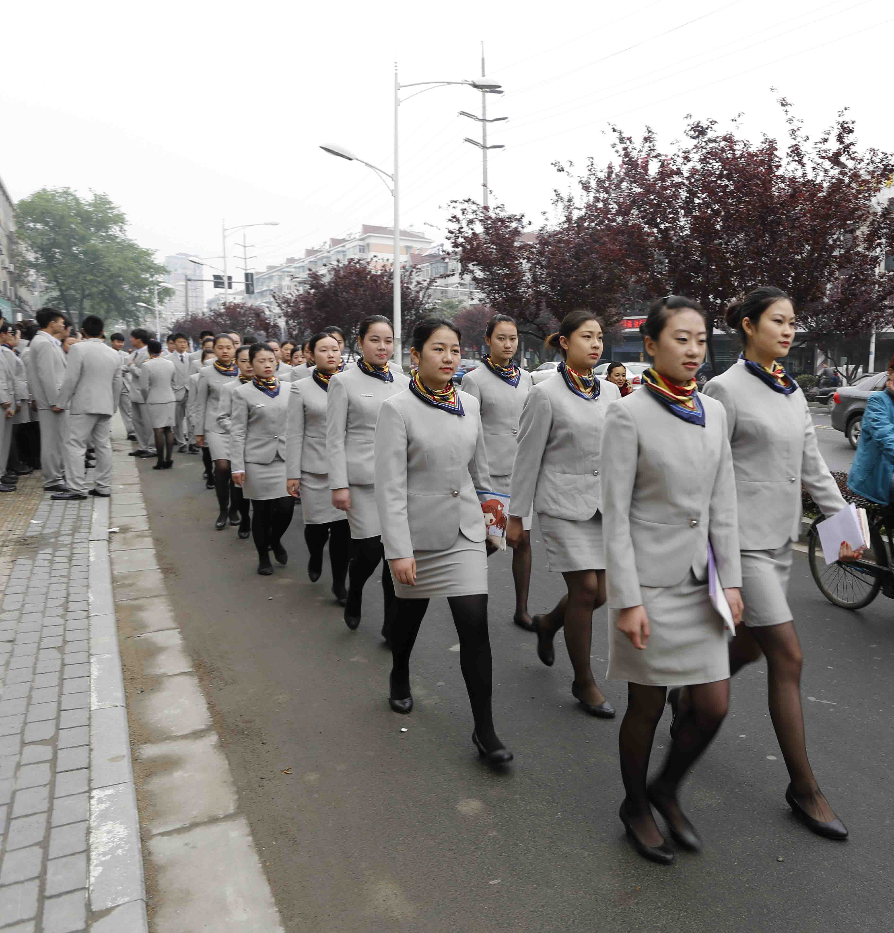 南京航空航天大學空乘專業學生